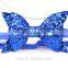 Baby girl sequins bow-knot elastic headband fashion kid accessory