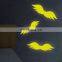 Glowing yellow in the dark brighter luminous fluorescent wall stickers