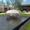 Artistic Modeling Stainless Steel Hollow Oval Sculpture Garden Green Space For Decoration