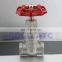 High quality stainless steel screwed gate valve DN25 1 inch DN32 1-1/4" BSP female valve high temperature water pipe gate valve