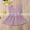 RTS Baby girls sleeveless dresses for summer toddler clothes for summer