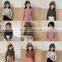 6818/Spring new arrival 100% cotton long sleeve kids t-shirt colorful stripe girls all match top