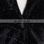 TWOTWINSTYLE Casual Patchwork Diamonds Elegant Women's Coats Notched Long Sleeve Perspective