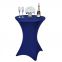 Cocktail Table Covers Stretch Spandex Champagne Cocktail Table Cover Cloth for Wedding,Banquet and Party