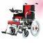 Cheap price motorized power folding handicapped electric wheelchair