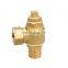 3/4" Brass ferrule valve