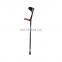 Elderly disabled aluminum walking assist crutches drive forearm elbow crutches with reflect light red part