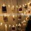 10/20 Lamp Photo Clip Led Lights For Decoration Battery Powered Garland Led Decorative Light Wedding Light Christmas For