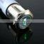 19mm Alumina self-locking switch car speaker horn button switch metal Led light latching fixed button switch HORN Flat