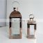 Modern  Rose Gold Stainless Steel Wedding Lantern Copper Lantern