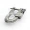 Stainless steel Quick release fixed snap shackle for marine and industrial rigging aplications