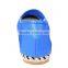 blue sport shoes women summer mesh shoes with linen trim