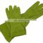 HANDLANDY cow leather garden gloves cowhide long arm protection rose pruning thorn resistant garden gloves