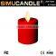 Simulated Flame Votive candle with timer and USA&EU patent
