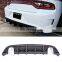 labio del parachoques trasero Best Selling body kit glossy black rear diffuser spoiler front splitter lip for  Charger