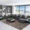 Modular Furniture Modern 5 6 7 Seater Lounge Sectional Sofa with LED Coffee Table and TV Stand