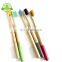 China Factory high quality low carbon  bamboo toothbrush with custom package