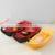 Washable Reusable Large Ship Boat Japanese Serving Plastic Party Black Sushi Tray