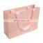 Customized Logo Printed Standard Size Shopping Paper Gift hand clothes hard shoes Bag