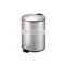 Top sale 5 Liter stainless steel powder coating pedal bin embossed pattern design trash can for home kitchen and hotel use
