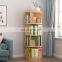 New design simple household space-saving creative storage bookcase revolving around children's rotating bookshelf