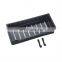 Black Stainless steel basket shelf with hooks shower organizer storage plastic caddy home bathroom accessories