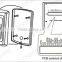 HSY-W4 125Khz 2000 Cards 2 Door Controller RFID Stand-alone Reader with Industrial IP65