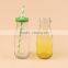 300ml Clear Glass Milk Bottle With DAIRY Engraved