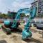 Б/у мини-погрузчик-экскаватор Kobelco SK55SR, ковшовый экскаватор Kobelco на гусеничном ходу весом 5 тонн