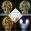 E27 E26 3D Star Decoration Fireworks Led Light Bulb Colorful Led Christmas Firework Glass Bulb 3D Firework Light Bulb