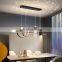 Nordic LED Pendant Light Dining Room Lamp Creative Decor Table Chandelier Multi-mode Hanging Lighting
