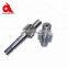 Stepper Motor Worm Gear C45 Steel Small Worm Gear Shaft