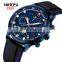 NIBOSI 2503 Sport Chronograph MensWatches Top Brand Luxury Quartz Clock Waterproof Luminous Silicone Watch Men Relogio Masculino