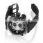 Fashion design stainless steel case big dial case chronograph sport men compass luminous watch