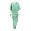 Hot sale v neck design men women hospital uniform medical disposable scrub suit for doctors and nurses