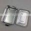 Food Grade Rectangular Metal Aluminium Bento Lunch Box