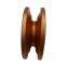 Outdoor off-road vehicle aluminum alloy winch pulley trailer rescue traction circular pulley car modified pulley 10T