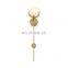 Modern Luxury Wall Lamp For Indoor Bedroom Hotel Room Brass Alabaster Sconce Wall Light