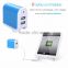 fast charging 5V 2.1A dual USB Mobile wall Charger with foldable AC plug