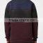 Stylish Wholesale Contrasting Color Mens Crewneck Neoprene Sweatshirts                        
                                                Quality Choice