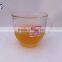 200ml clear glass drinking mugs with handle