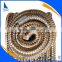 Polyester double braided rope dock rope with 300mm length splice eye