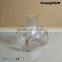 100ml clear square aroma glass bottle with cork lid