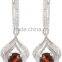 Garnet Ring Earring Set