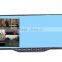 Front and Rear View Full HD 1080P 4.3inch Car Dvr Rearview Mirror With G-Sensor