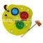 Red Apple Box Hammering Ball Game Good Wooden Toys