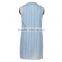 Sleeveless uniform lady tops shirts designs dress/female apparel suppliers