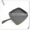 metal cast iron black grill pan