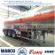 aluminum fuel tank trailer 4 cbm, fuel semi-trailer tank