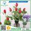 Greenflower 2016 Оптовая продажа натурально выглядящих латексных и ПУ-артифициальных цветов - бутонов розы для свадебного декора из Китая
